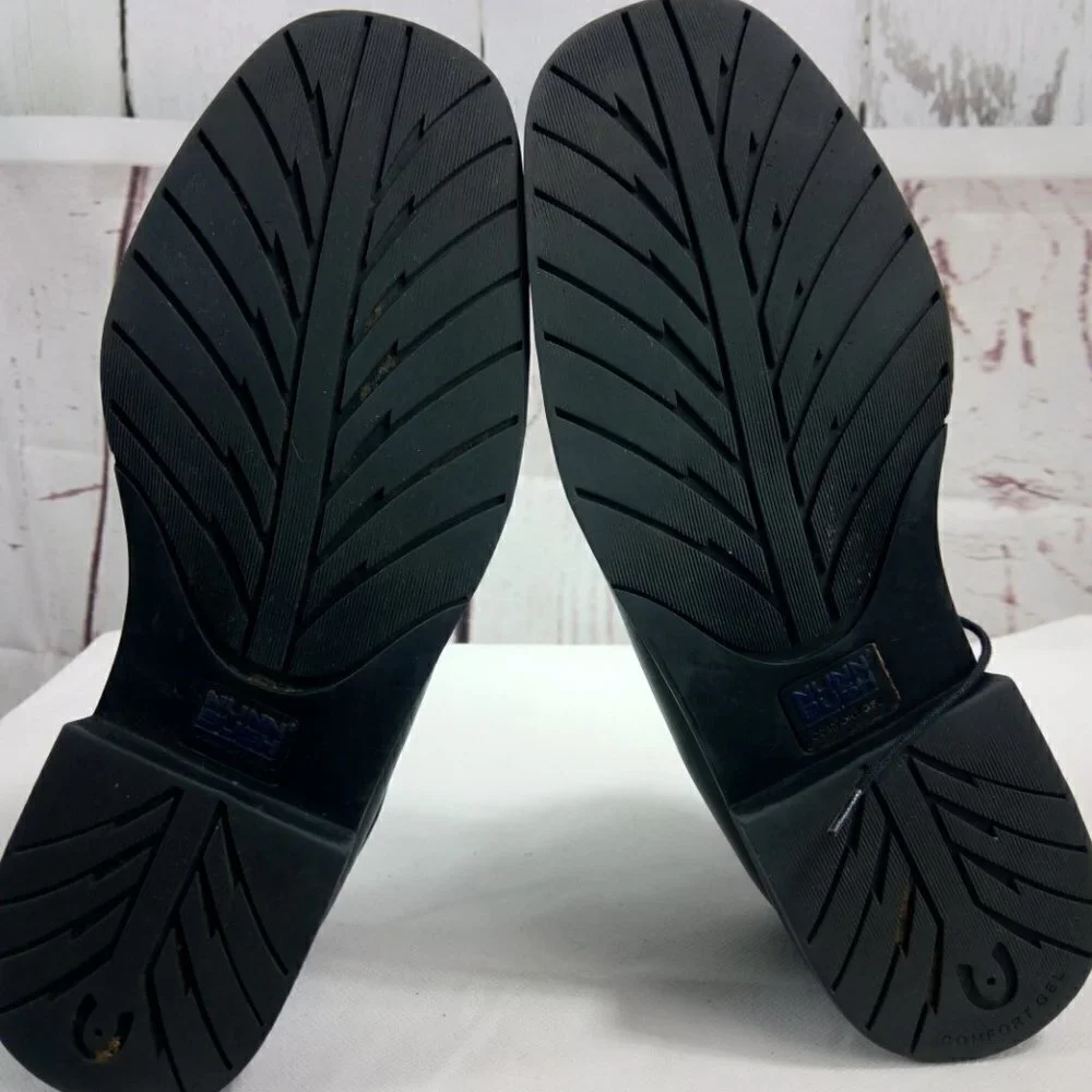 Nunn Bush Comfort Gel Black Leather Dress Shoes